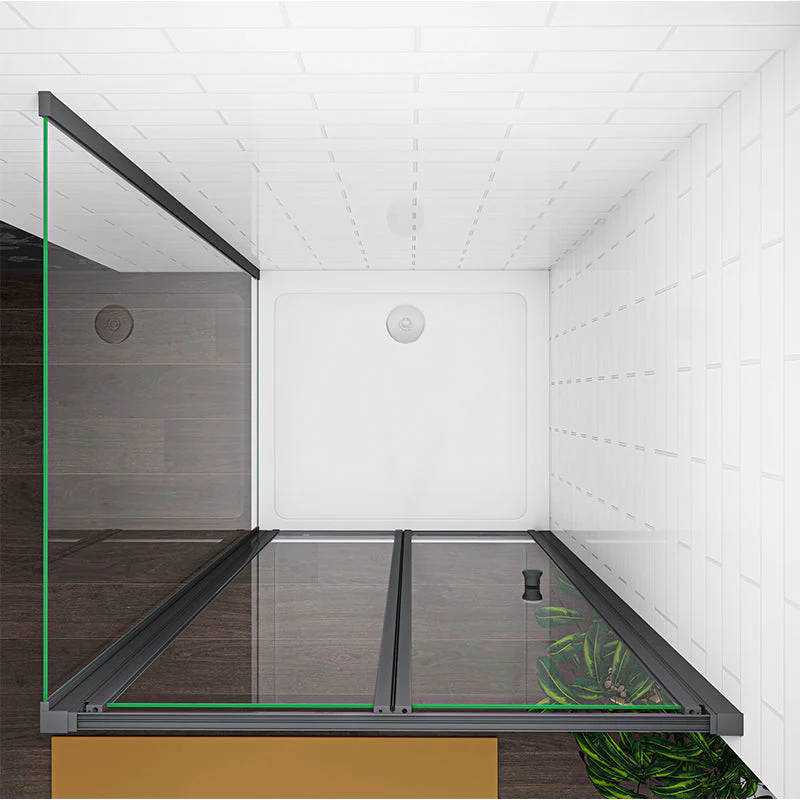 700mm Bi fold Shower Enclosure Glass Door Screen+Side Panel - Image 6