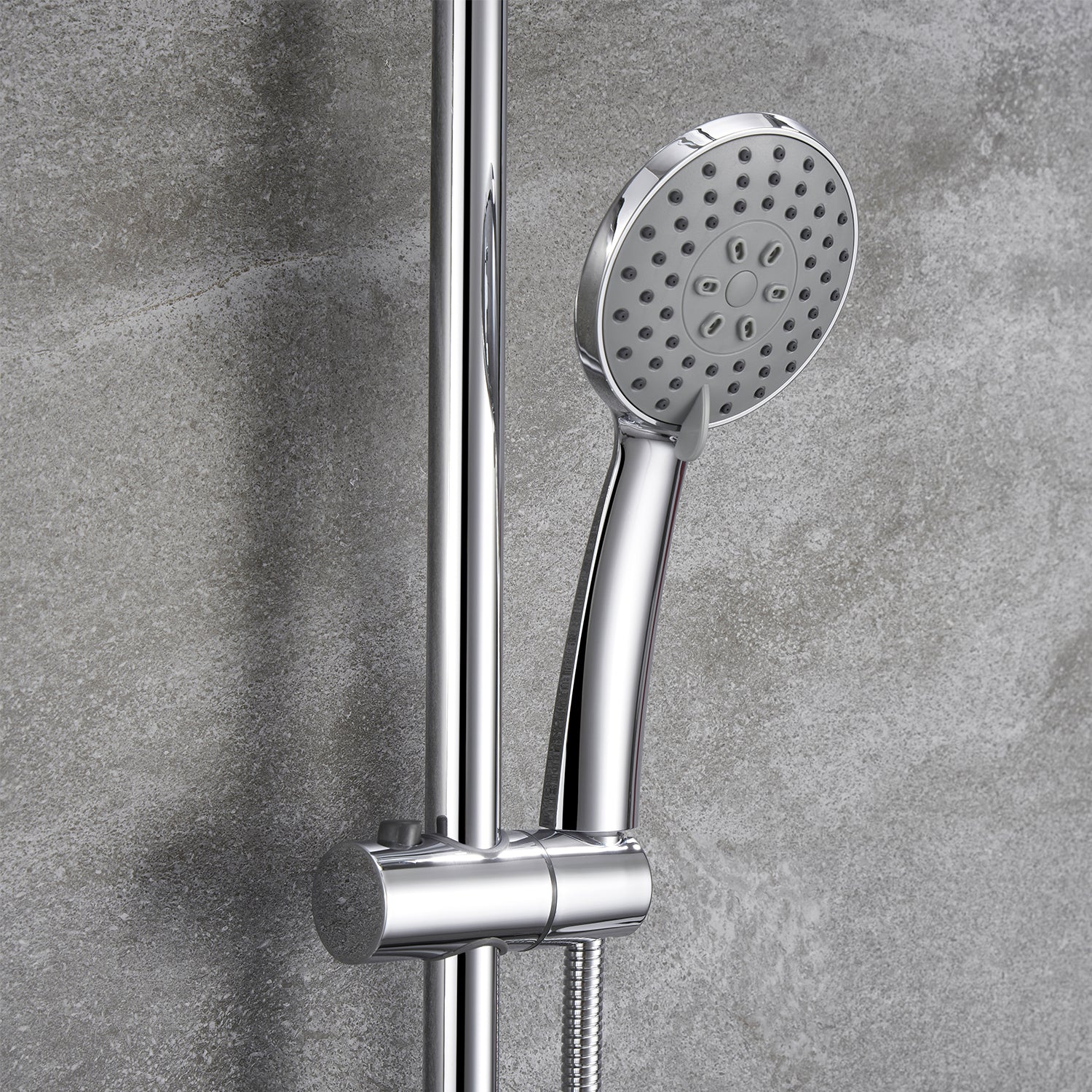 AICA Bathroom Ajustable 9 Stainless steel Top Spray  Thermostatic Shower Mixer Set - Image 4