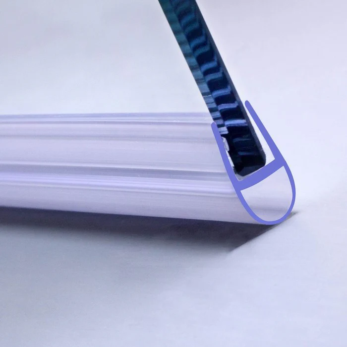 Bath Shower Door Screen Plastic Seal for 5-6mm & 8mm glass - Image 7