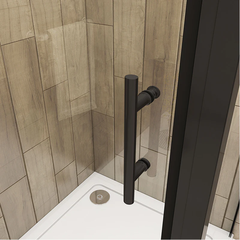 Black Pivot Shower Enclosures 1000mm Door rectangle enclosures - Image 7