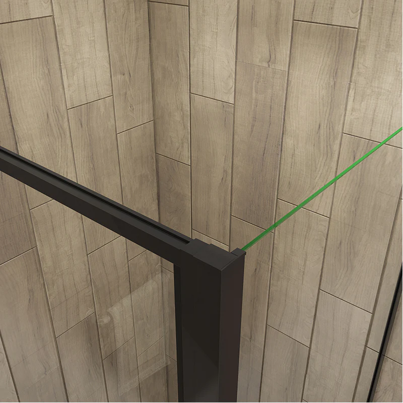 Black Pivot Shower Enclosures 1000mm Door rectangle enclosures - Image 9