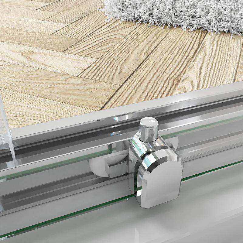 Corner entry sliding shower cubicle Shower Tray - Image 15
