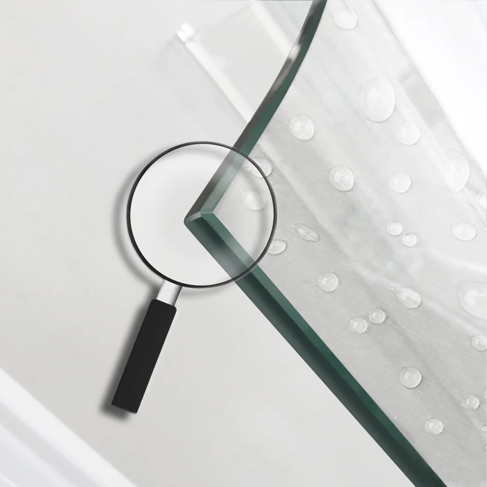 Corner entry sliding shower cubicle Shower Tray - Image 16