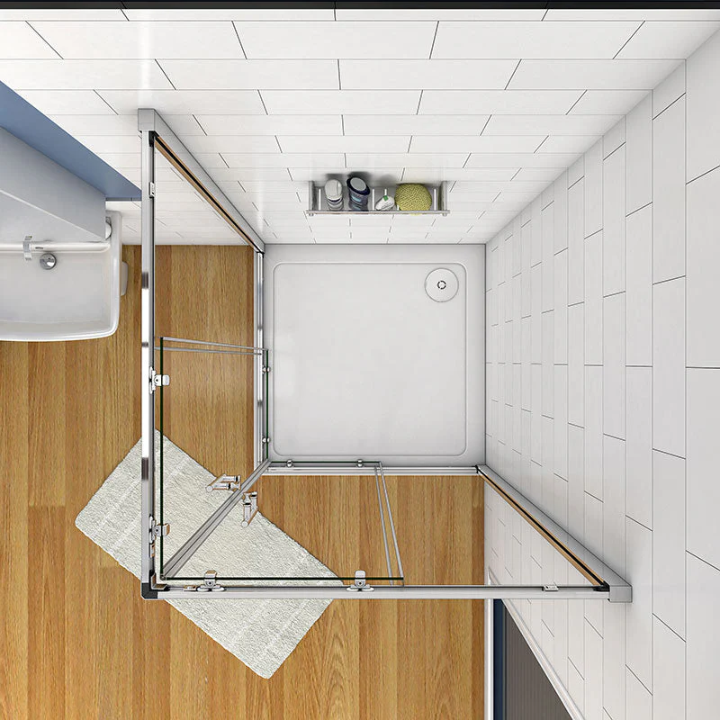 Stock clearance Chrome Corner entry Shower sliding enclosure - Image 9