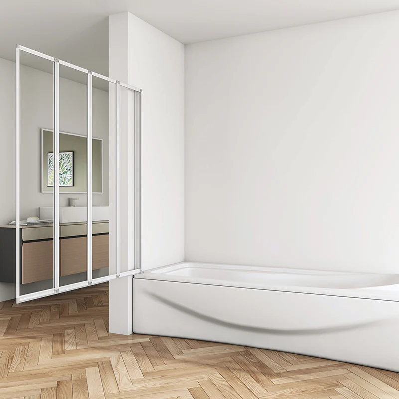 AICA 1/2/3/4/5 Panel Folding Shower Bath Screen - Image 10
