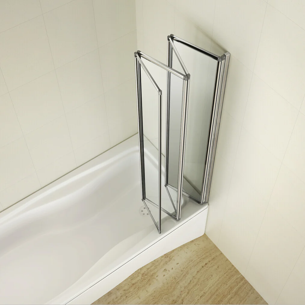 AICA 1/2/3/4/5 Panel Folding Shower Bath Screen - Image 13