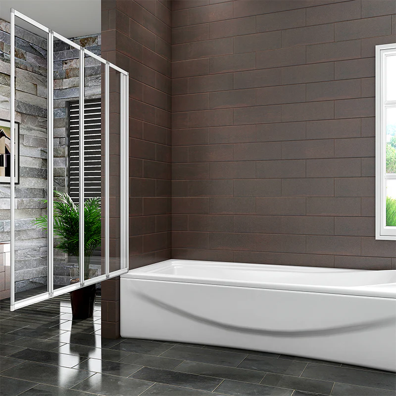 AICA 1/2/3/4/5 Panel Folding Shower Bath Screen - Image 15