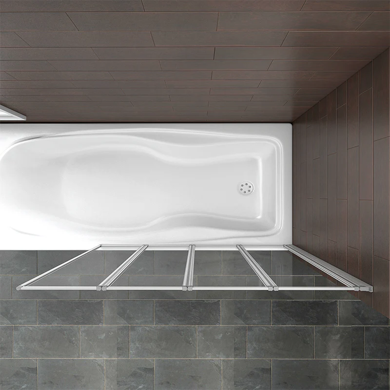 AICA 1/2/3/4/5 Panel Folding Shower Bath Screen - Image 17