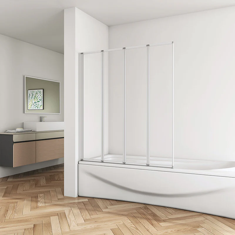 AICA 1/2/3/4/5 Panel Folding Shower Bath Screen - Image 5
