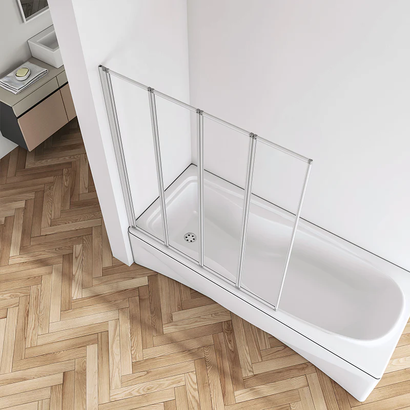 AICA 1/2/3/4/5 Panel Folding Shower Bath Screen - Image 7