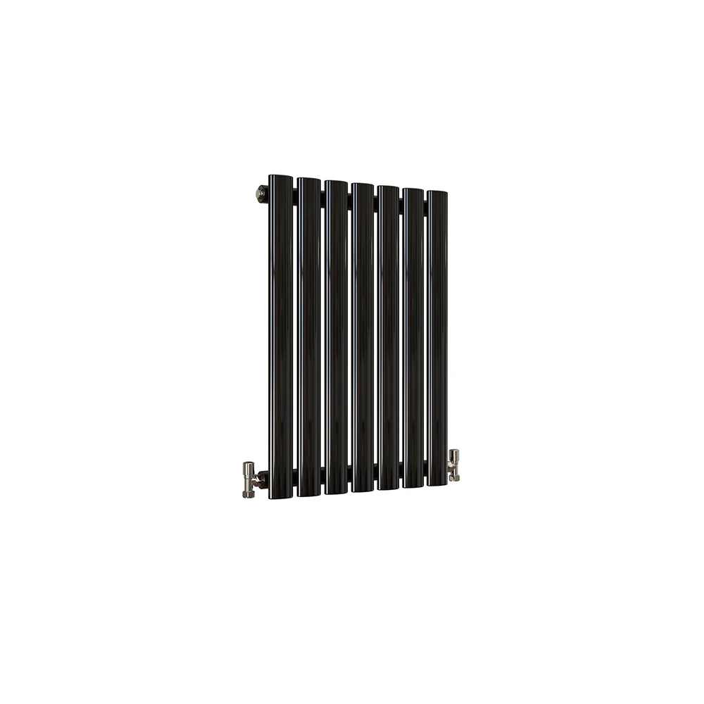 Horizontal Oval Column Anthracite & White Designer Central Heating Radiator UK - Image 25