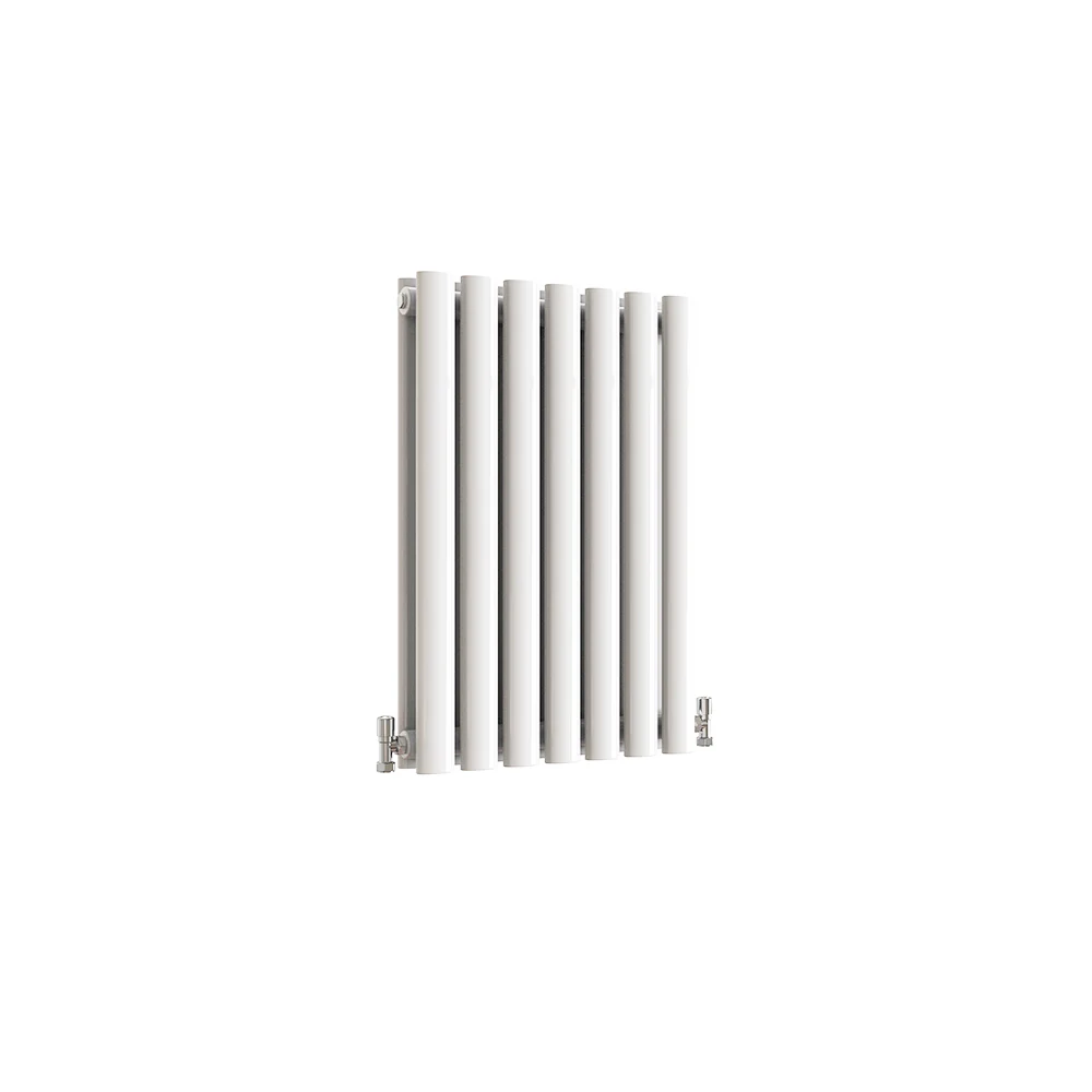Horizontal Oval Column Anthracite & White Designer Central Heating Radiator UK - Image 27