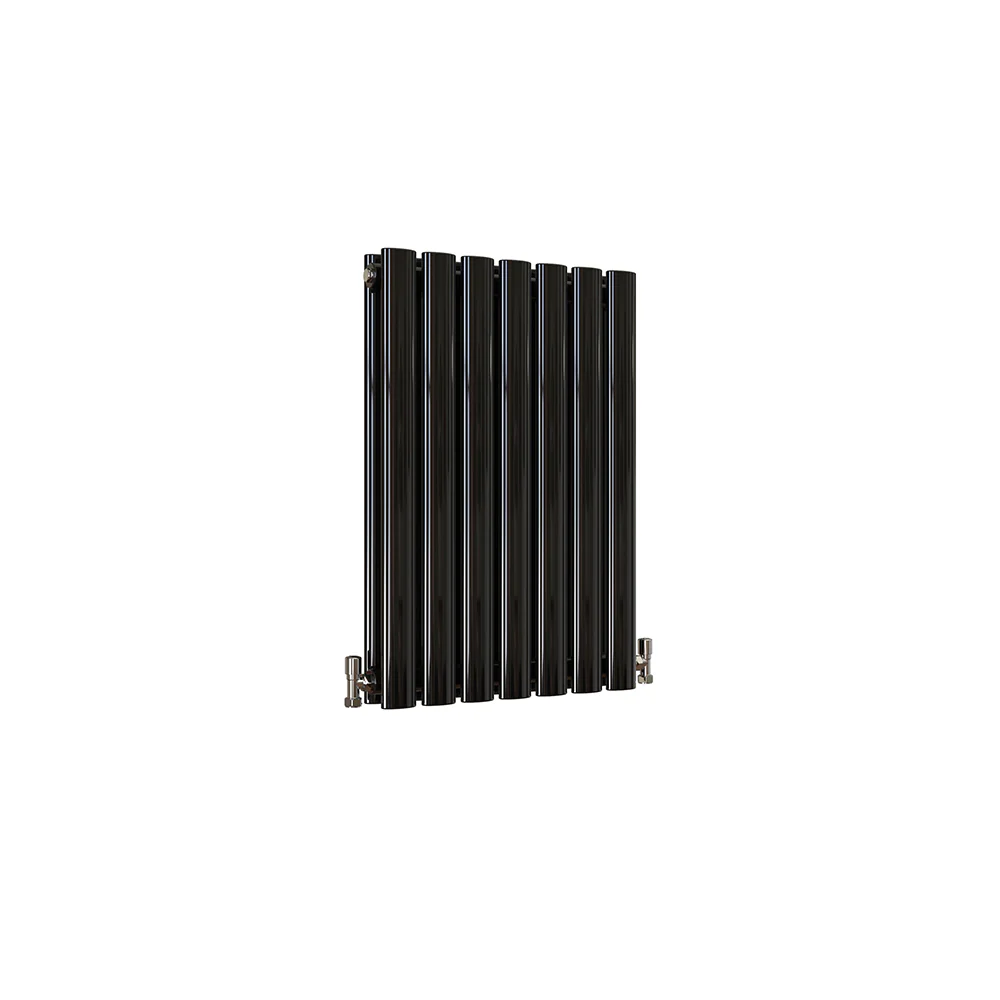 Horizontal Oval Column Anthracite & White Designer Central Heating Radiator UK - Image 28