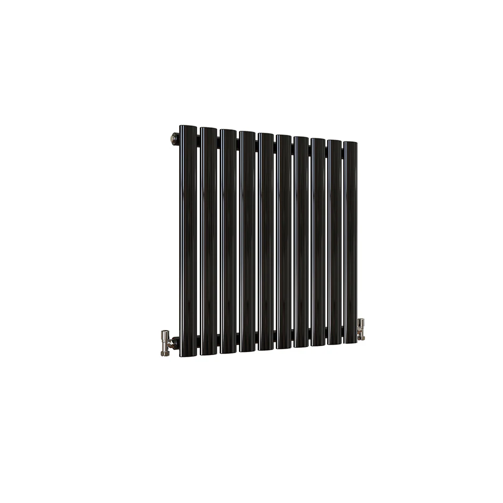 Horizontal Oval Column Anthracite & White Designer Central Heating Radiator UK - Image 31