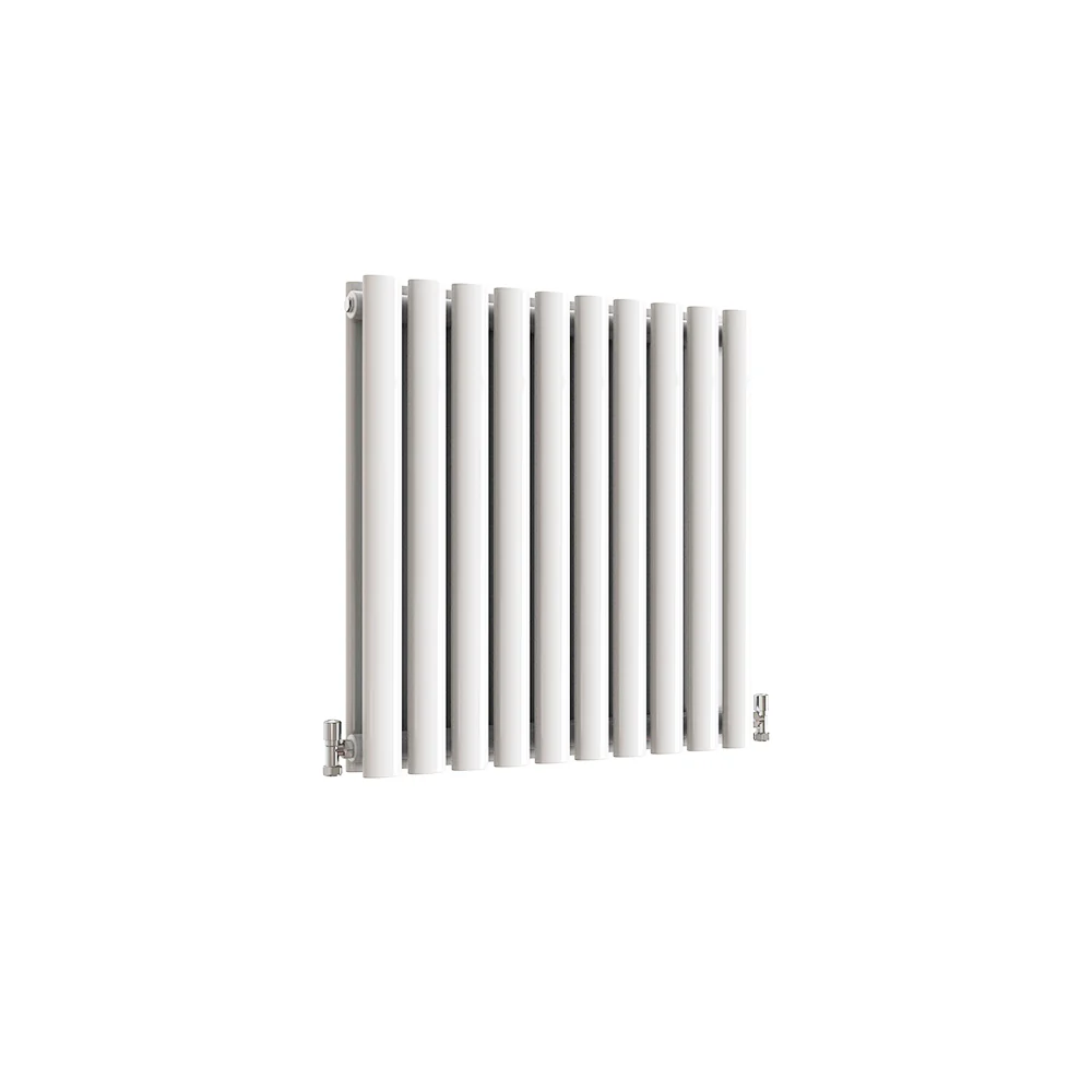 Horizontal Oval Column Anthracite & White Designer Central Heating Radiator UK - Image 33