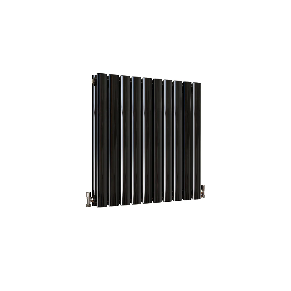 Horizontal Oval Column Anthracite & White Designer Central Heating Radiator UK - Image 34