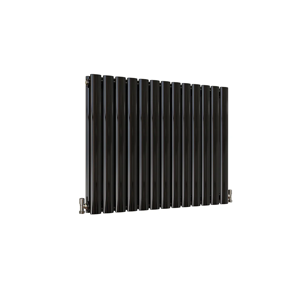 Horizontal Oval Column Anthracite & White Designer Central Heating Radiator UK - Image 37
