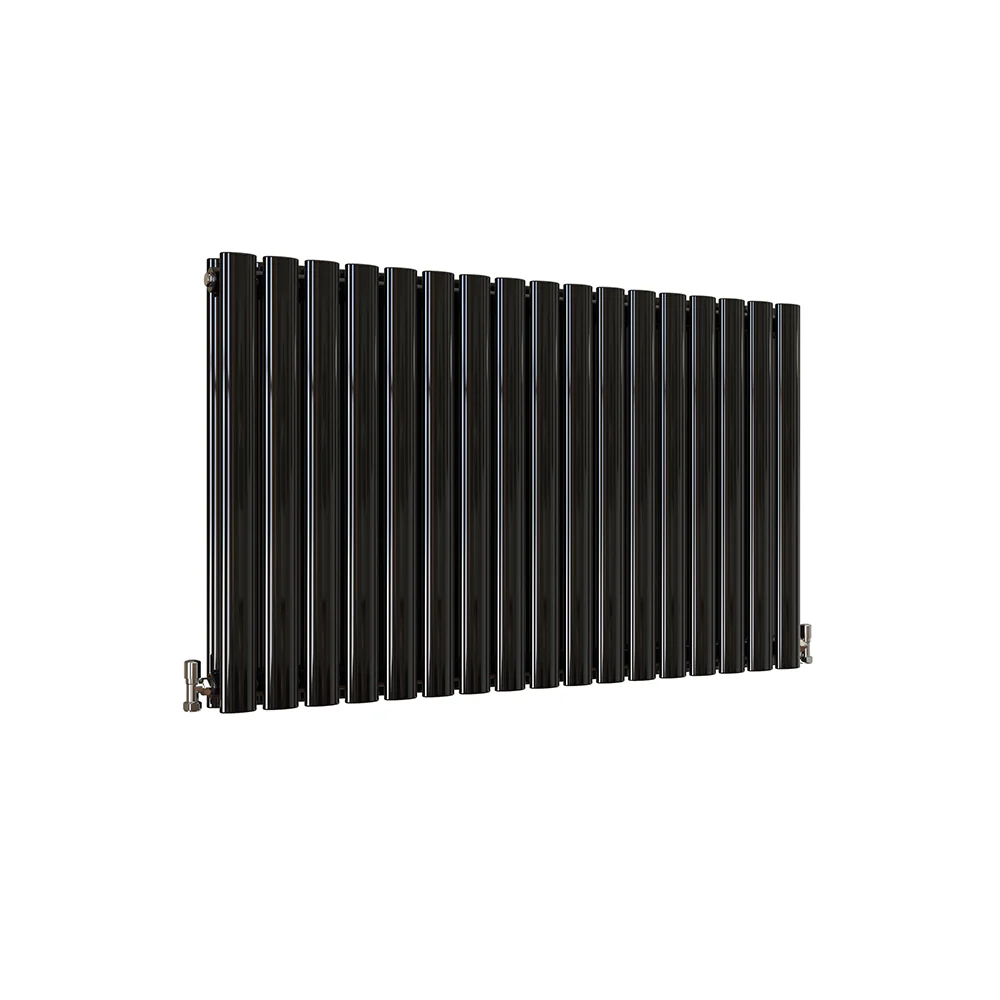 Horizontal Oval Column Anthracite & White Designer Central Heating Radiator UK - Image 40