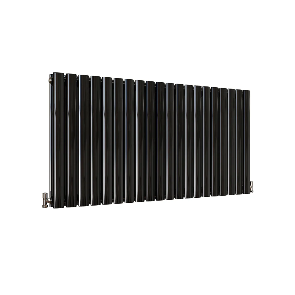 Horizontal Oval Column Anthracite & White Designer Central Heating Radiator UK - Image 43