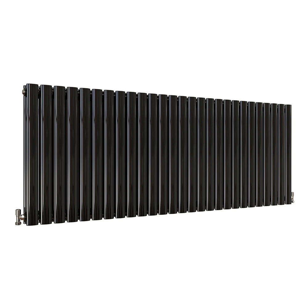 Horizontal Oval Column Anthracite & White Designer Central Heating Radiator UK - Image 49