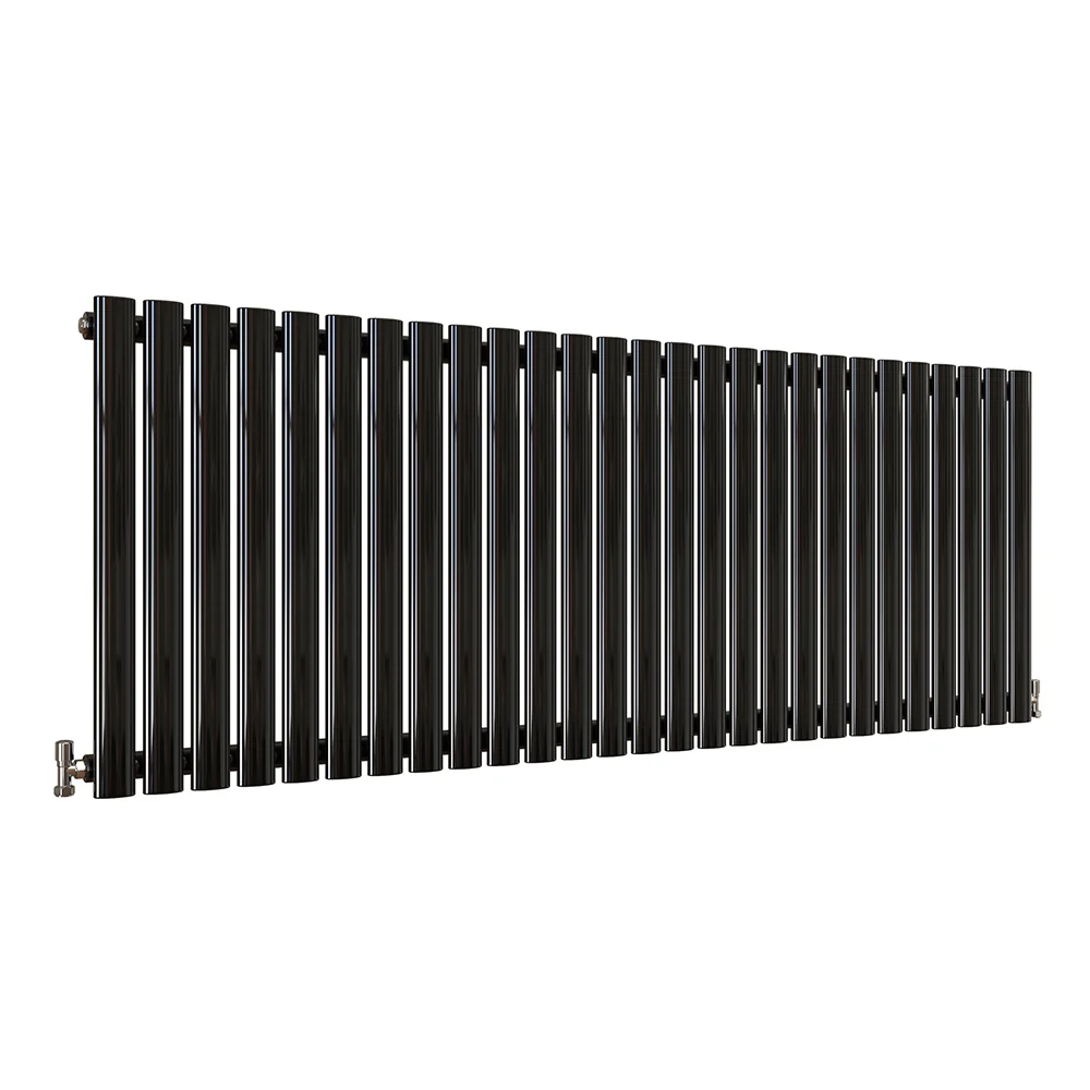 Horizontal Oval Column Anthracite & White Designer Central Heating Radiator UK - Image 52