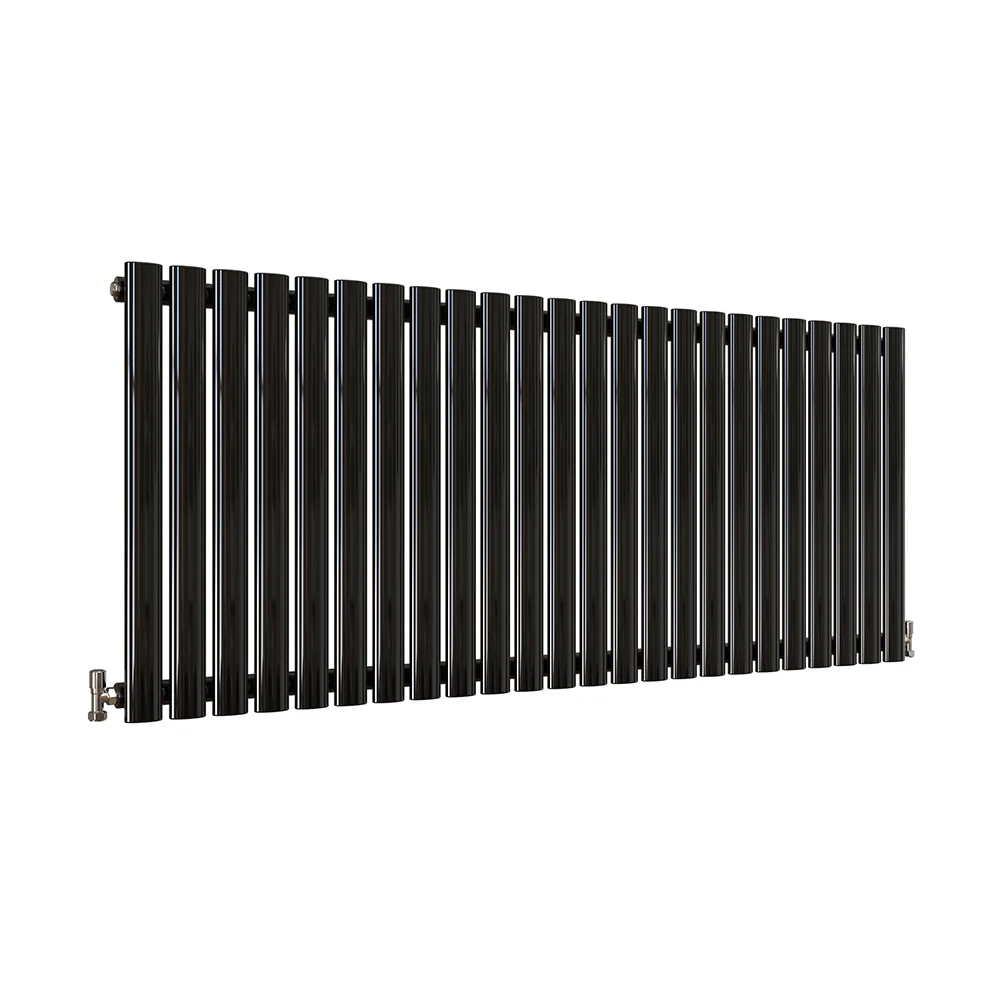 Horizontal Oval Column Anthracite & White Designer Central Heating Radiator UK - Image 55