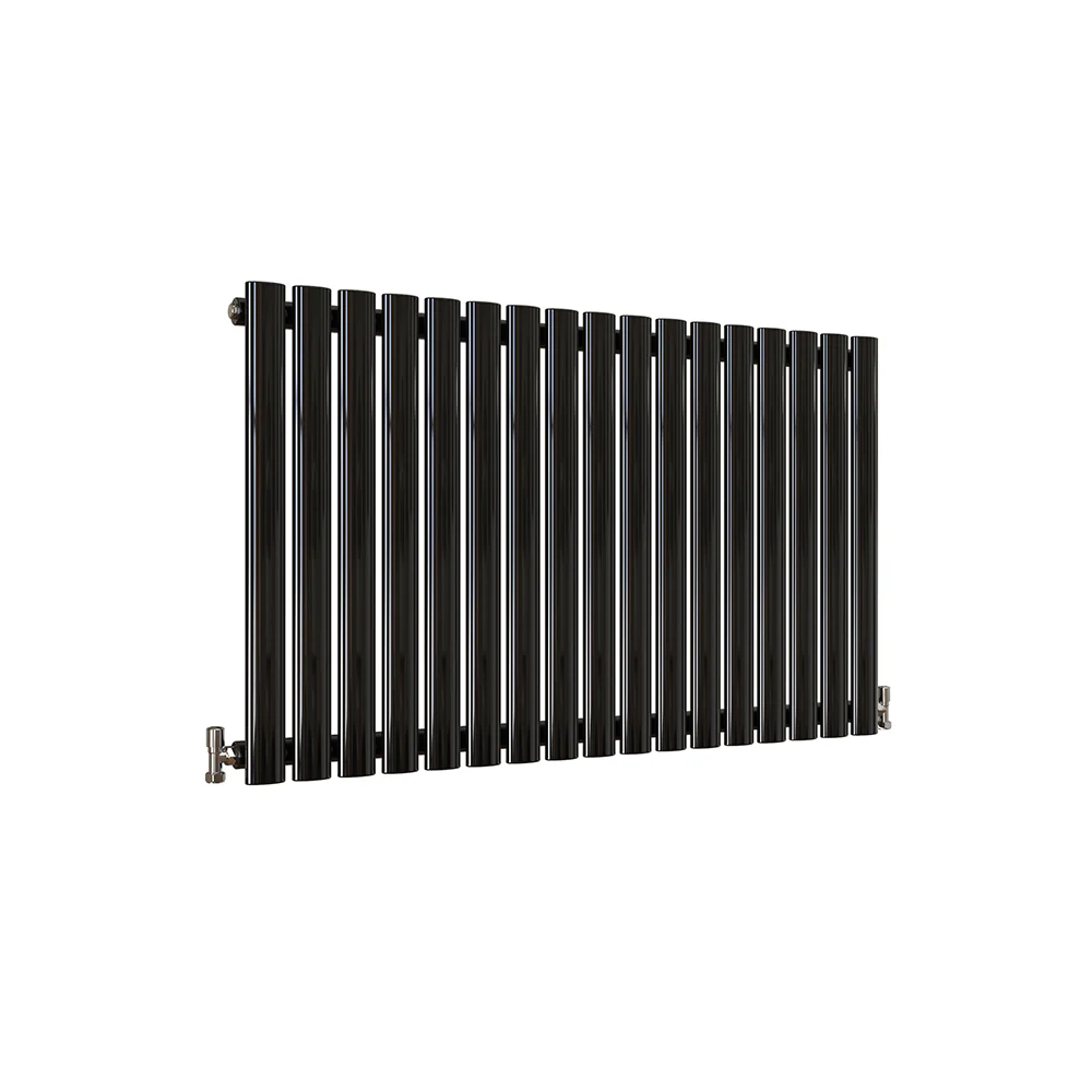 Horizontal Oval Column Anthracite & White Designer Central Heating Radiator UK - Image 58