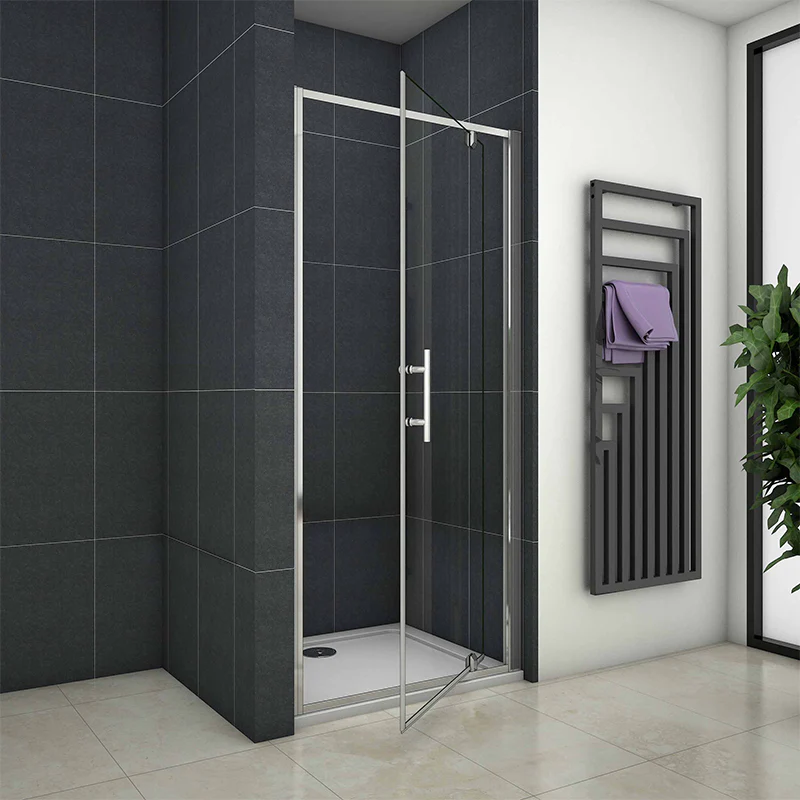 Pivot Shower Door Walk In Shower Enclosure Cubicle Screen Panel - Image 3