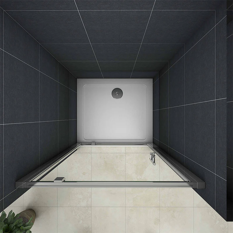 Pivot Shower Door Walk In Shower Enclosure Cubicle Screen Panel - Image 5