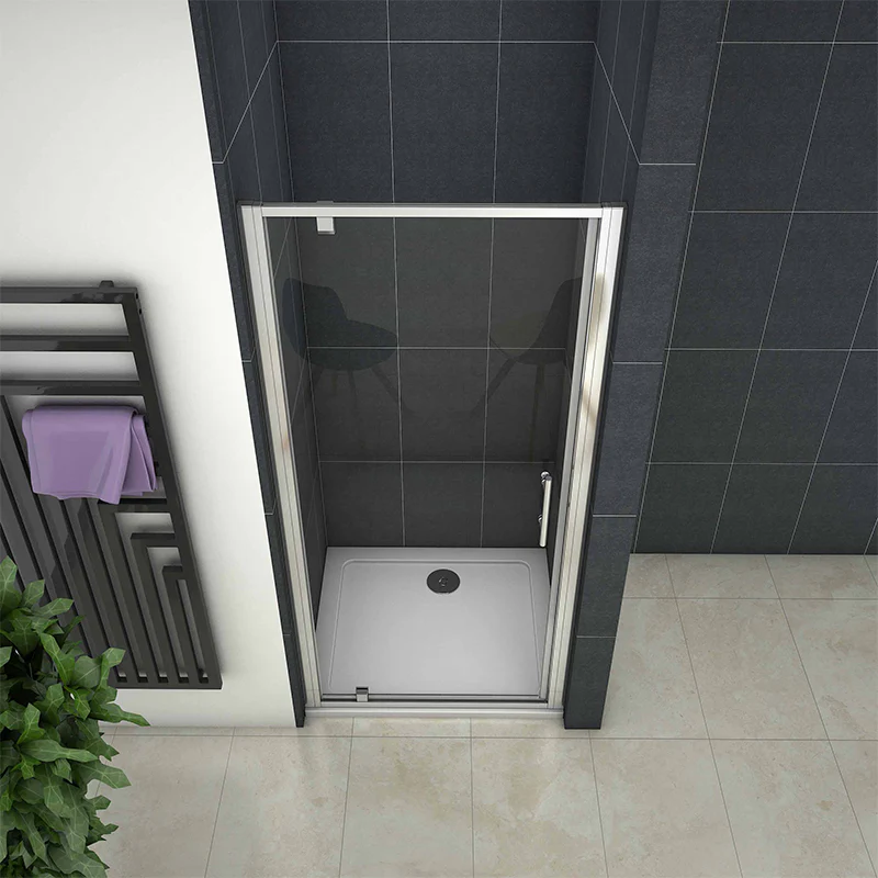 Pivot Shower Door Walk In Shower Enclosure Cubicle Screen Panel - Image 6