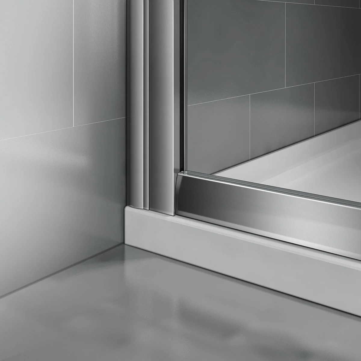 6mm easy clean glass quadrant shower enclosure, No tray,clearance - Image 7
