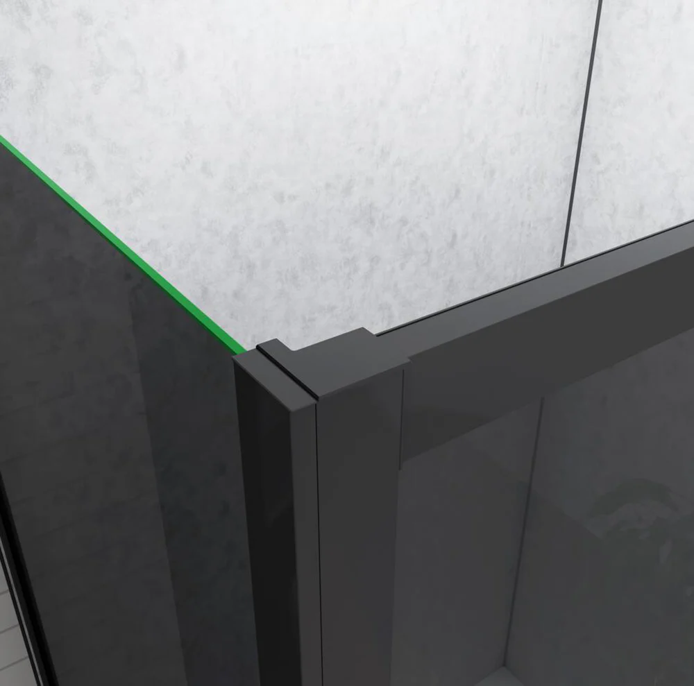 8mm EASY CLEAN Tempered Glass Sliding Shower Door Side Panel 195cm - Image 12
