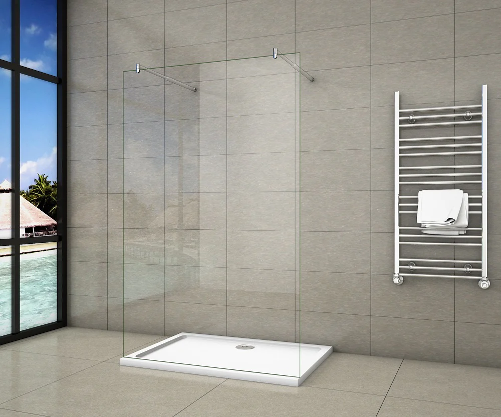 AICA Walk in Shower Screen Easy Clean Glass 185/195/200cm - Image 7